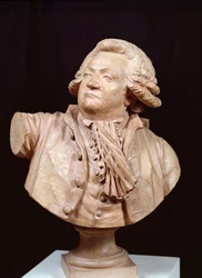 Busto de Mirabeau (1749-91) 1791 (gesso)